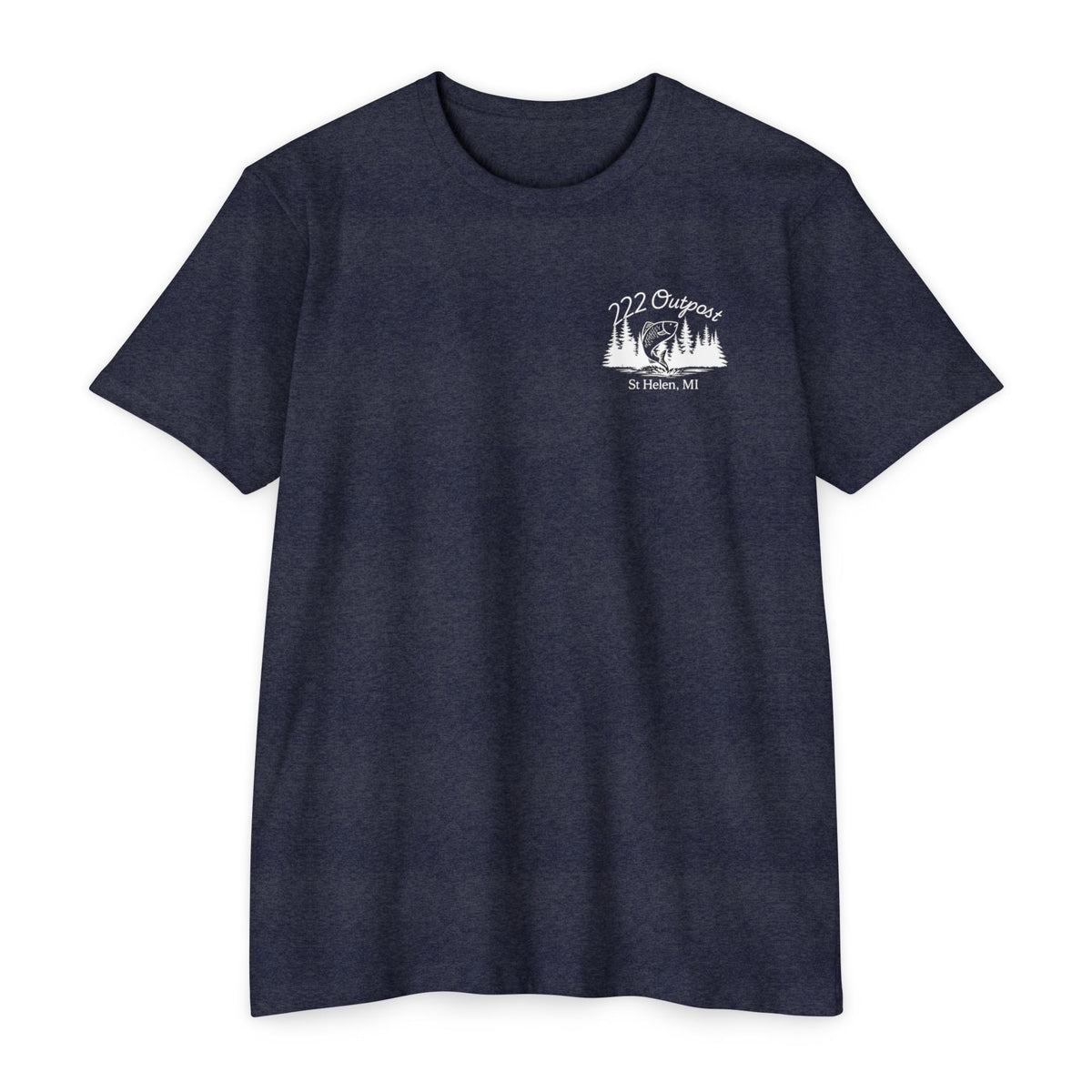 222 Outpost Camp & Catch Vintage Badge Tee