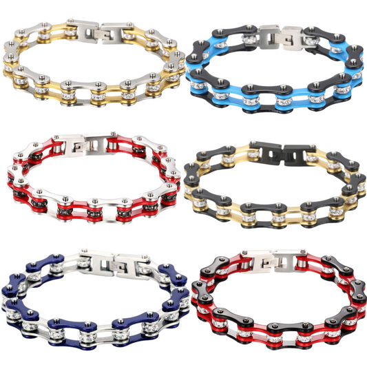 Stainless Steel Motorcycle Chain Bracelet