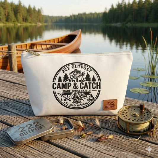 Camp & Catch Fishing Accessory Pouch — T‑Bottom Gear Bag