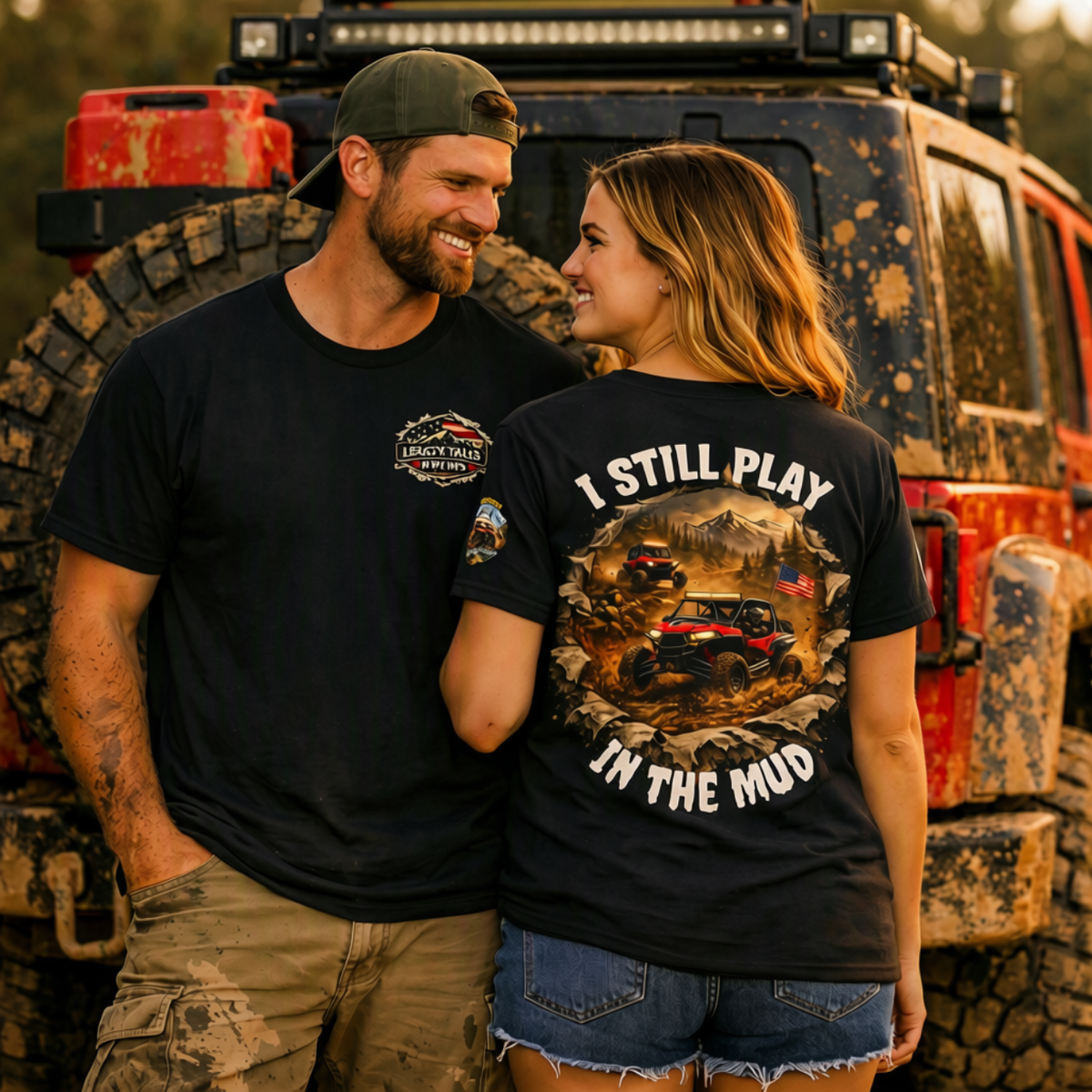Off-Road Jeep Tee — "I Still Play in the Mud" Graphic T-Shirt
