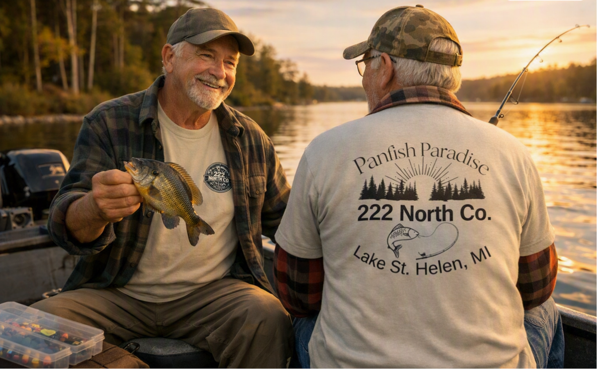 Panfish Paradise Outdoor Tee – Michigan Angler Edition