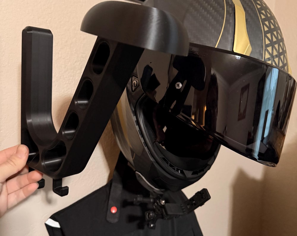 Motorcycle Helmet Wall Mount