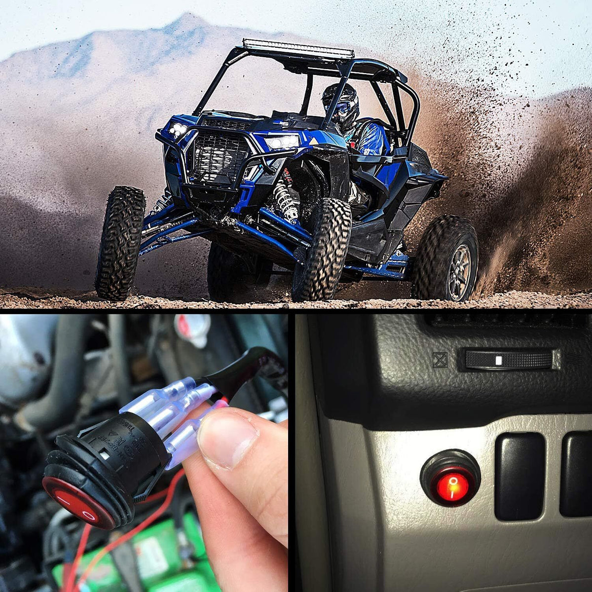 Dual-Lead LED Light Bar Wiring Harness