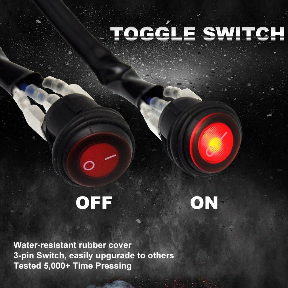 Dual-Lead LED Light Bar Wiring Harness